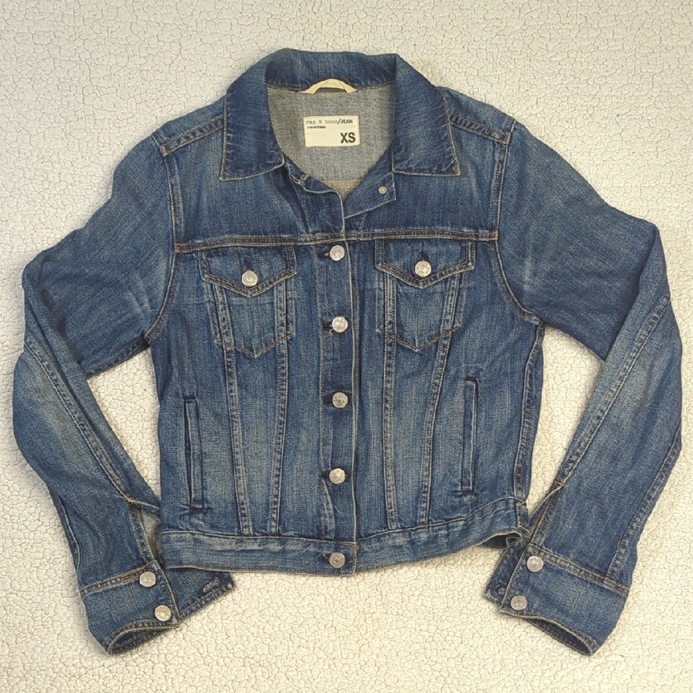 Rag & Bone Classic Blue Denim Jacket
